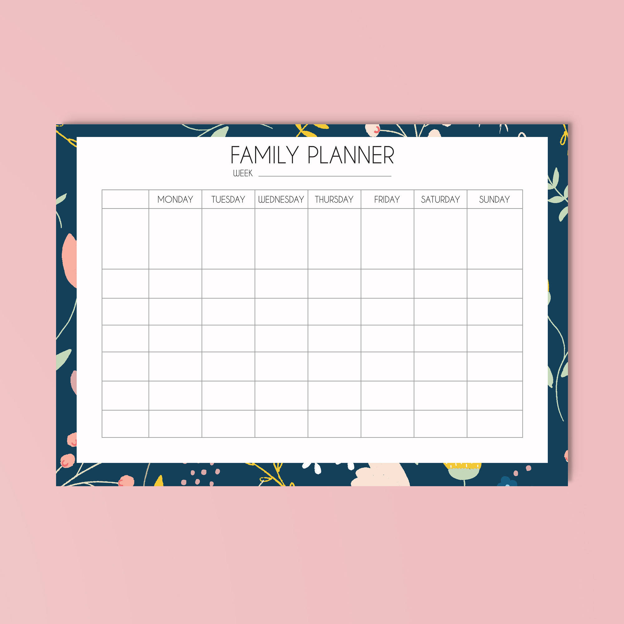 Familieplanner – Kriek Graphic Design